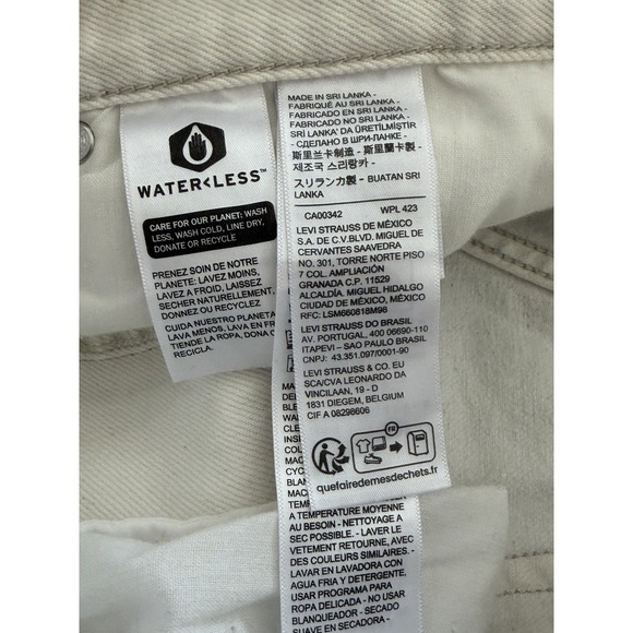 Levi's Women's Mid-Rise '94 Baggy Straight Blue Jeans Size 30 x 31 - Picture 5 of 11